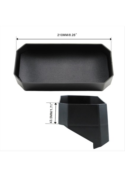 Tesla Cybertruck Için Ekran Depolama 2024 2025 Duo Tepsiler Gizli Gösterge Tablosu Organizatör Iç Aksesuarlar (Yurt Dışından) fırsatları