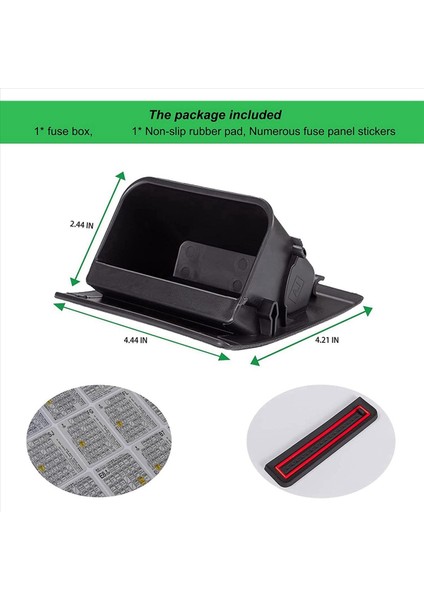 Subaru Impreza Xv/crosstrek Forester Legacy Outback Wrx Aksesuarları Için 3x Sigorta Kutusu Para Konteyneri Iç Depolama Tepsisi (Yurt Dışından) fırsatları