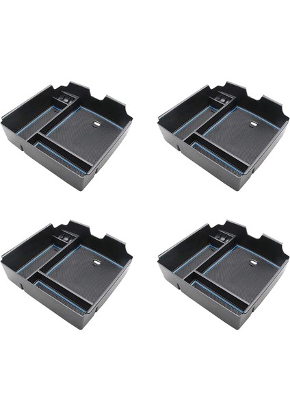 Kia Carnival Için 4x 2021 2022 Araba Merkez Konsolu Koltuk Saklama Kutusu Tutucu Iç Organizatör Eldiven Tepsisi Aksesuarları (Yurt Dışından)