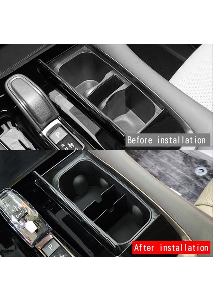 Toyota Alphard Vellfıre Için Araba Merkezi Konsol Silikon Su Kupası Tutucu Saklama Kutusu 40 Serisi 2024 Lhd (Yurt Dışından) fırsatları