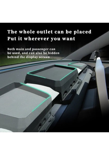 Tesla Model 3 Highland 2024 Gösterge Paneli Saklama Kutusu Için Ekran Saklama Kutusunun Arkasındaki Orta Konsol Organizatörü (Yurt Dışından) indirimleri