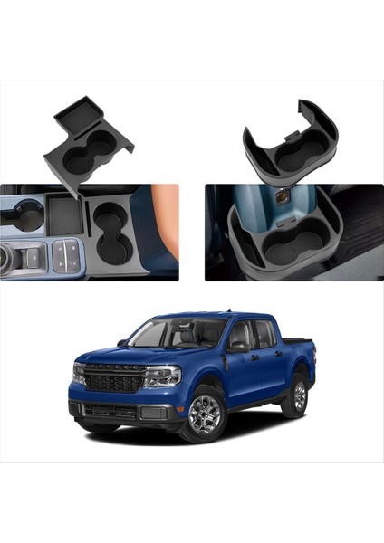 Ford Maverick 2022-2024 Saklama Kutusu Iç Aksesuarları Için Merkez Konsol Fincan Tutucu Ekleme Genişletici Organizatör (Yurt Dışından) fırsatları