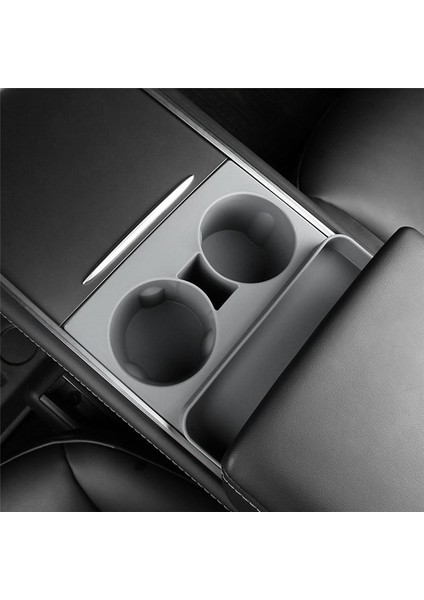 Araba Merkezi Kontrol Su Kupası Sınırlayıcı Tesla Model Için Tek Parçalı Silikon Su Kupası Tutucu Ped 3 Y 2021-2023 Gri (Yurt Dışından) fırsatları