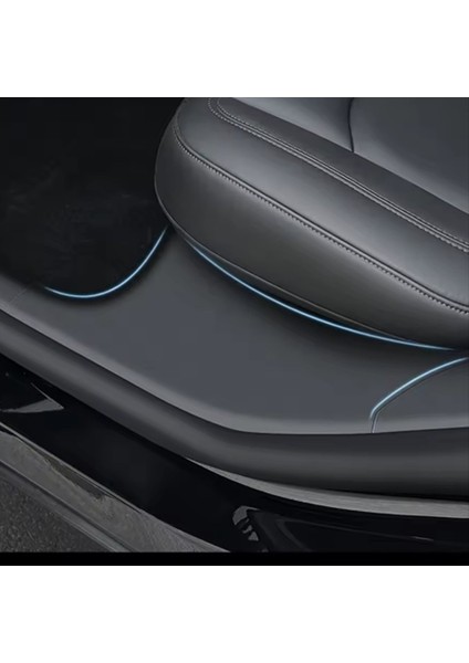 Tesla Model Y 2020-2024 Için Araba Arka Kapı Eşik Korumaları Araba Iç Koruyucu Plaka Kapağı (Yurt Dışından) modelleri