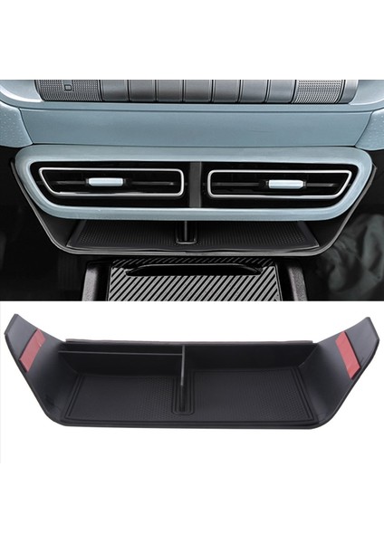 Blakc Araç Merkez Kontrol Saklama Kutusu Byd Dolphin Mini / Byd Seagull Için Klima Havalandırma Organizatörü (Yurt Dışından) fırsatları