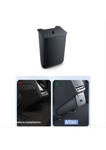 Tesla Model 3 Highland 2023-2024 Için Araba Manyetik Arka Depolama Kutusu Araba Manyetik Çöp Kutusu Araba Iç Aksesuarları (Yurt Dışından) fiyatları