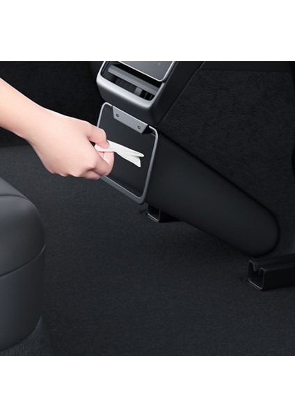 Tesla Model 3 Highland 2023-2024 Için Araba Manyetik Arka Depolama Kutusu Araba Manyetik Çöp Kutusu Araba Iç Aksesuarları (Yurt Dışından) fırsatları