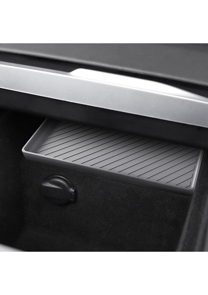 Tesla Model 3+ Için Yeni Model3 Merkezi Kontrol Silikon Pad Saklama Kutusu Merkezi Alt Silikon Pad Yeni Model 3 Siyah (Yurt Dışından) fırsatları