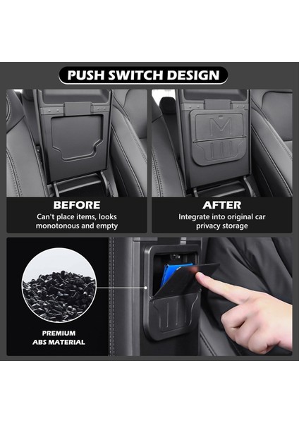 Tesla Model 3 Highland 2024 Aksesuar Kupası Tutucu Için Orta Konsol Organizatör Tepsisi Kol Kolçak Gizli Saklama Kutusu (Yurt Dışından) fırsatları