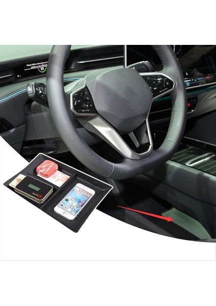 Vw Id 7 Için Orta Konsol Alt Organizatör 7 Id7 2024 Sable Kutu Tavuzu Iç Aksesuarları (Yurt Dışından) modelleri