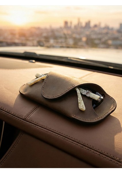 Tütün Kesesi Cüzdan Tütün Çantası Deri.