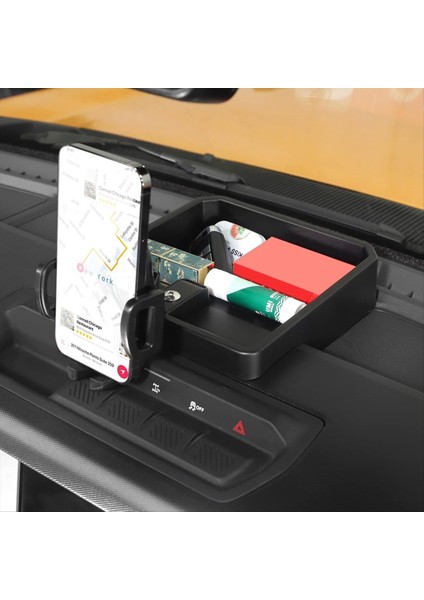 Ford Bronco 2021-2025 Iç Aksesuarlar Için Telefon Tutucu Montaj Merkez Konsolu Konsol Tepsi Tepsi Depolama Kutusu Organizatörü (Yurt Dışından) fırsatları