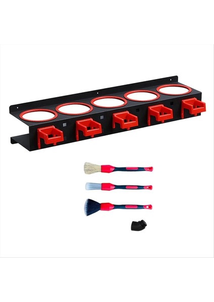 Squirt Şişesi Tutucu Duvar Montajı Fışkırtma Araba Detaylandıran Araba Detaylandırma Arabası Detaylandırma Fırça Seti (Yurt Dışından)