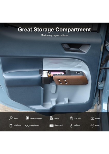 Araba Kapı Yan Secutasyon Kutusu Ford Maverick Için Tepsisi Ekleme 2022-2024 Kapı Kapma Tapı Organizatör Konteyner Aksesuarları (Yurt Dışından) indirimleri