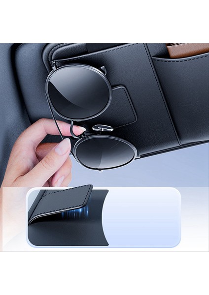 Araba Visor Depolama Cihazı Çok Fonksiyonlu Işık Kalkan Gözlükleri Çanta Kart Sürücü Klip Klip Araç Depolama Kılıfı Aksesuarları (Yurt Dışından) indirimleri