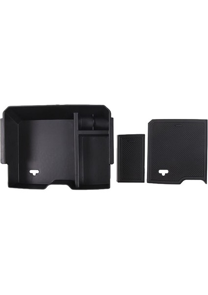 Ford Ranger 2023 Merkez Konsolu Organizatörü Koltuk Saklama Kutusu Tepsi Aksesuarları Ekle - Siyah (Yurt Dışından)