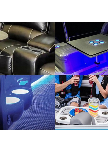 12 Adet Plastik Fincan Içeceğinde Gömme Düşüş Tekne Arabası Deniz Rv (Beyaz) Için Tahliye ile Tutucu Olabilir (Yurt Dışından) fırsatları