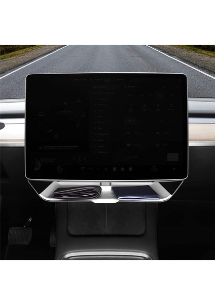 Tesla Model Y/3 2020-2023 Aksesuarlar - Ekran Tepsisi Merkez Konsolu Organizatör (Yurt Dışından) modelleri