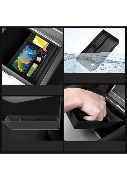 Tesla Model Y Juniper 2025 Iç Aksesuarlar Için Orta Konsol Alt Saklama Kutusu Organizatör Tepsisi (Yurt Dışından) fırsatları