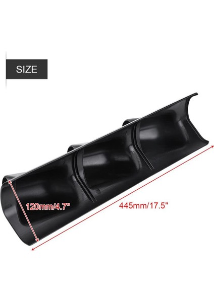 Evrensel 52MM 2 Inç Metre Gösterge Sütun Montaj Pod Tutucu Braket Kapak Araba Otomatik Tekne Motosikleti (Üçlü Delikler) (Yurt Dışından) fiyatları