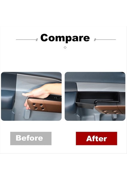 Ford Maverick Için 2022 2023 Kapı Yan Depolama Kutusu - Koltuk Kabuğu Kapı Organizatör Sapı Pocket Uç (Arka Kapı) (Yurt Dışından) fırsatları