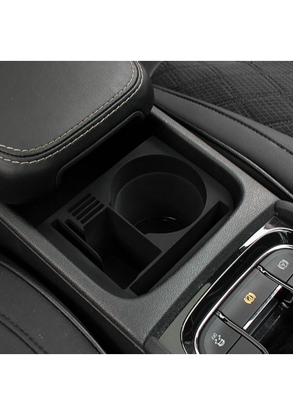 Abs Siyah Araba Merkezi Konsol Kupası Tutucu Saklama Kutusu Kolçak Kutusu Organizatör Kupası Skoda Kodiaq 17-19 Gt (Yurt Dışından) modelleri