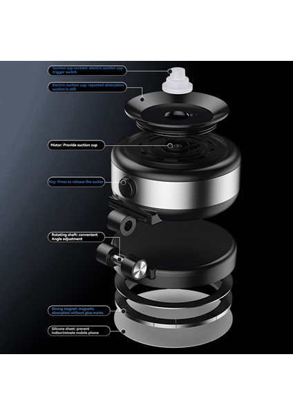 Vacum Araç Buramantyetik Araç Montaj Vakum Telefon Tutucu Akıllı Cep Telefon Tutucu Manyetik Vakum Adsorpsiyon (Yurt Dışından) indirimleri