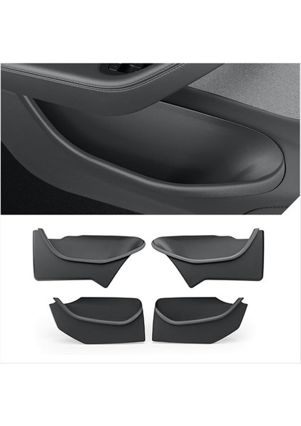 Tesla Için Kapı Tarafı Cep Depolama Kutusu Model Y Juniper 2025 Ön Arka Kapı Tepsisi Organizatör Iç Aksesuarlar (Yurt Dışından) fiyatları