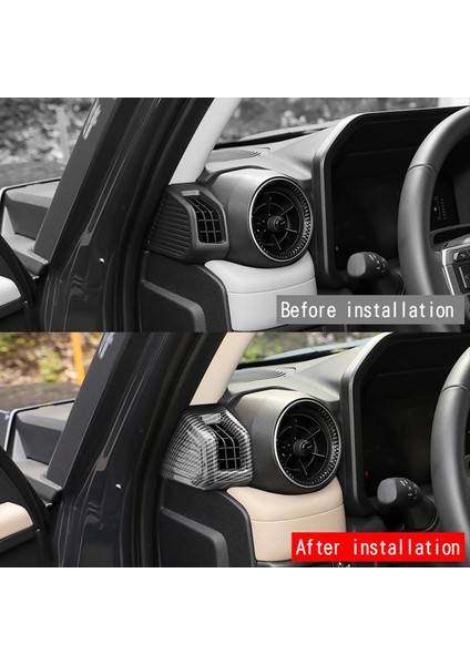 Araba Gösterge Tablosu Klima Çıkış Çerçeve Toyota Prado LC250 2024 Karbon Fiber Için (Yurt Dışından) fırsatları