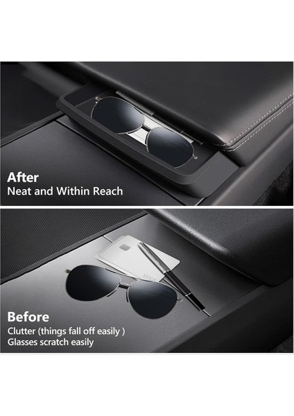 Tesla Model Y Juniper Model 3 Highland Koltuk Tepsisi Silikon Aksesuarları Için Merkez Konsol Koltuğu Depolama Kutusu (Yurt Dışından) fırsatları