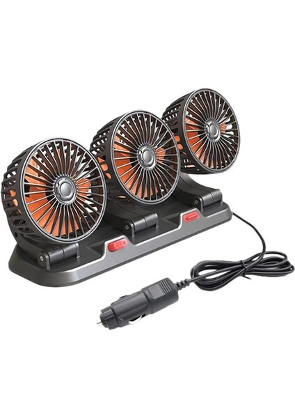 Suvs USB Soğutma Havası Küçük Kişisel Fan 2 Hızları Kamyon Aracı Için Elektrikli Fan (24V) (Yurt Dışından)