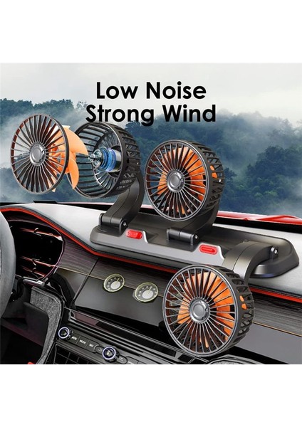 Suvs USB Soğutma Havası Küçük Kişisel Fan 2 Hızları Kamyon Aracı Için Elektrikli Fan (24V) (Yurt Dışından) fırsatları