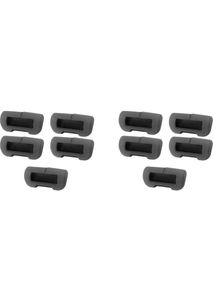 Tesla Model 3/y Emniyet Kemeri Tokası Koruyucu Kapak Çarpışma Kaçınma Siyah Güvenlik Kemeri Kipi Koruyucu 10 Pcs (Yurt Dışından)