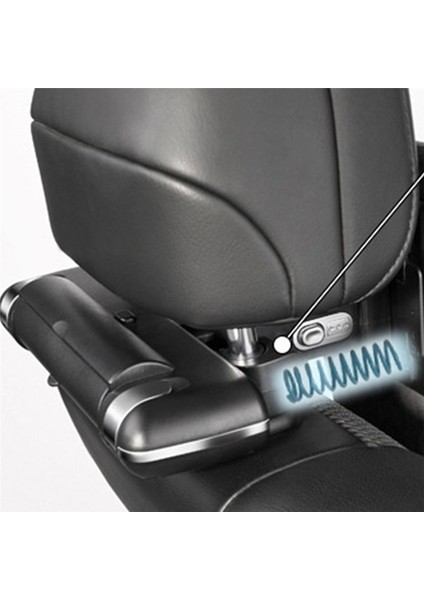 Araba Pvc Çok Fonksiyonlu Başlık Ayarlanabilir Yukarı ve Aşağı Yastık Boyun Yastığı (Yurt Dışından) fiyatları