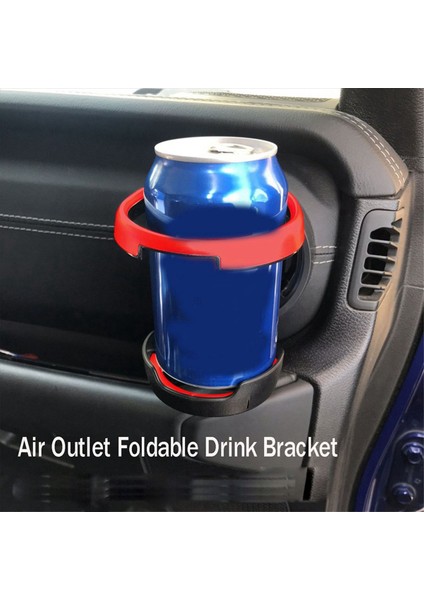 Jeep Wrangler Için 2x Jk 2007-2017 Jl Jt Gladiator 2018-2023 Hava Çıkışı Havalandırma Kupası Tutucu Katlanabilir Su Kupası Montajı A (Yurt Dışından) fırsatları