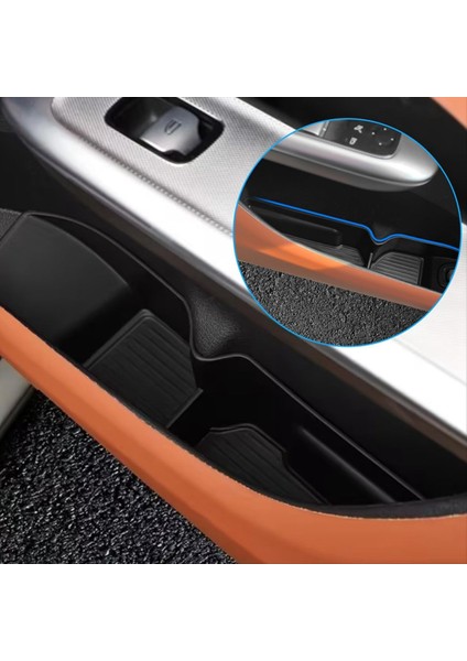 Mercedes Benz GLC300 2023 2024 Kapı Yan Depolama Kutusu Tepsisi Ön Sıra Kapı Tarafı Organizatör Tepsi Aksesuarları (Yurt Dışından) fırsatları