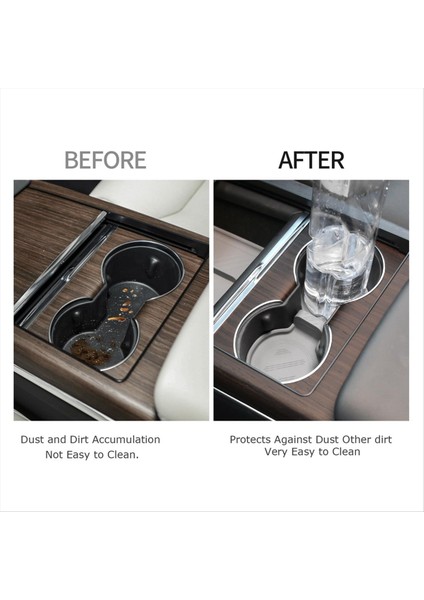 Tesla Model S Model x 2022 2023 Model 3 Highland 2024 Merkez Konsol Kupası Tutucu Ek Aksesuarlar - Gri (Yurt Dışından) indirimleri