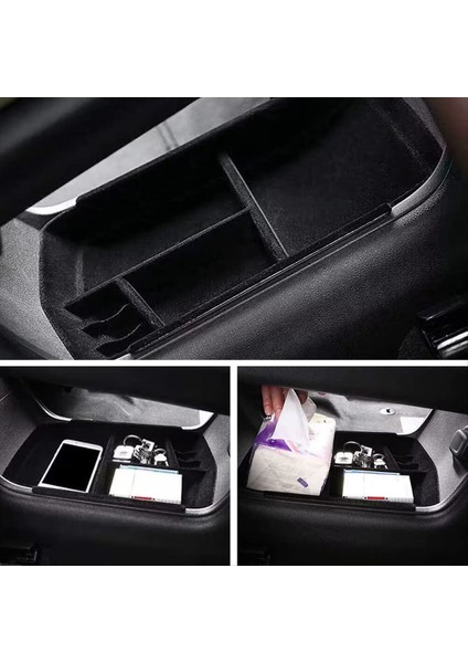 Cadillac Için Merkez Konsol Alt Depolama Tepsisi Xt5 2016-2023 Xt6 2020-2023 Flocked Organizer Saklama Kutusu Aksesuarları (Yurt Dışından) indirimleri