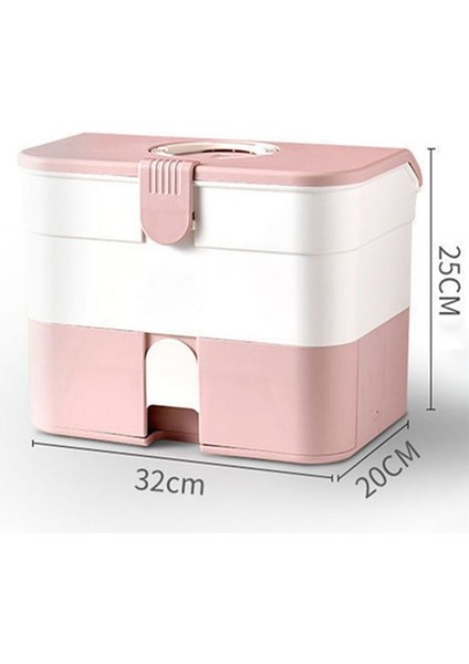 Çıkarılabilir Tepsi Taşınabilir Tutlu Saklama Kutusu Konteyner Kutusu Aile Acil Tıp Kiti Kılıf Düzenleyici Mavi (Yurt Dışından) fiyatları