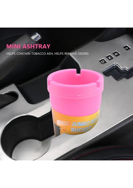 Taşınabilir Mini Ashtray Kupası Araba Butt Kova Duman Kül Tutucu Şeker Renk (Yurt Dışından) fiyatları