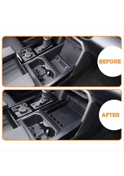 Toyota Tundra 2022 2023 Otomobil Merkezi Konsol Dişli Vites Saklama Kutusu Organizatör Tepsi Aksesuarları (Yurt Dışından) indirimleri