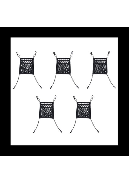 5x 3 Katmanlı Araba Örgüsü Uzanabilir Koltuk Arka Çanta Arka Koltuk Evcil Hayvan Çocuklarının Bariyeri Kargo Dokusu Çanta Sahibi (Yurt Dışından) fiyatları