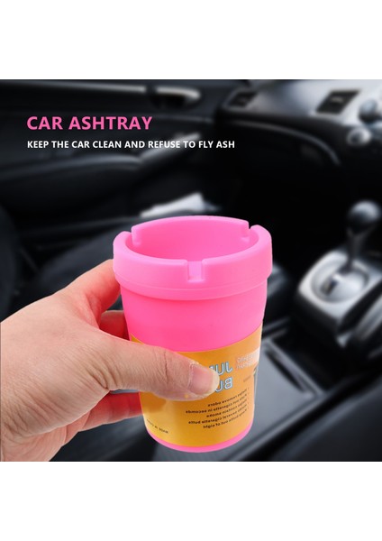 Taşınabilir Mini Ashtray Kupası Araba Butt Kova Duman Kül Tutucu Şeker Renk (Yurt Dışından) modelleri