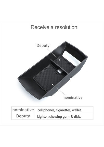 Araç Kol Resim Saklama Kutusu Merkezi Konsol Tepsi Organizatör Aksesuarları Peugeot 408 2023 308 2021-2023 (Yurt Dışından) modelleri