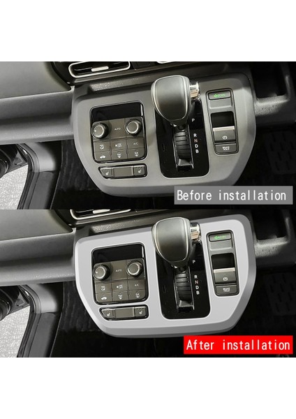 Honda Freed Hava Crosstar 2024 Dişli Vardiya Çerçevesi Için Rhd Araba Merkezi Dişli Vites Paneli Trim Kapak Çıkartmaları Gümüş (Yurt Dışından) fiyatları