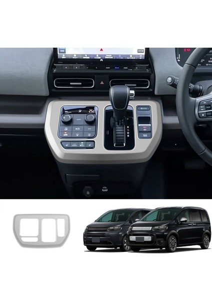 Honda Freed Hava Crosstar 2024 Dişli Vardiya Çerçevesi Için Rhd Araba Merkezi Dişli Vites Paneli Trim Kapak Çıkartmaları Gümüş (Yurt Dışından) modelleri