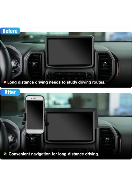 Ford Bronco Sport 2021-2023 Için Gösterge Tablosu Telefon Tutucu Tepsi Gösterge Tablosu Organizatör Aksesuarları ile Telefon Tutucu (Yurt Dışından) fiyatları