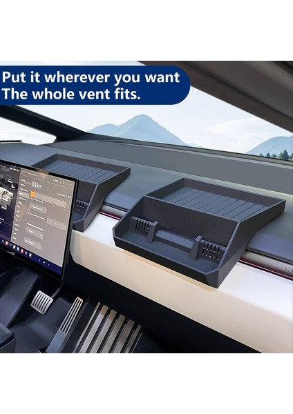 Tesla Cybertruck 2024 Için Merkez Konsol Organizatörü Ekran Depolama Tepsisi Gösterge Tablosu Gizli Kutu Aksesuarları (Yurt Dışından) fırsatları