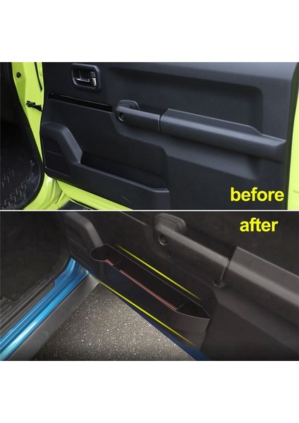 Araba Kapısı Su Kupası Tutucu Saklama Kutusu Iç Tepsi Tutucu Suzuki Jimny JB64 JB74 2019-2022 Aksesuarlar 2pcs (Yurt Dışından) fırsatları