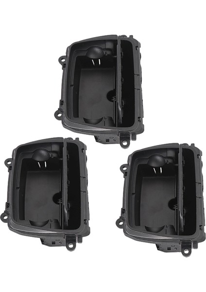 3x Yeni Siyah Plastik Merkez Konsolu Kültray Montaj Kutusu Bmw 5 Serisi F10 F11 F18 51169206347 (Yurt Dışından)